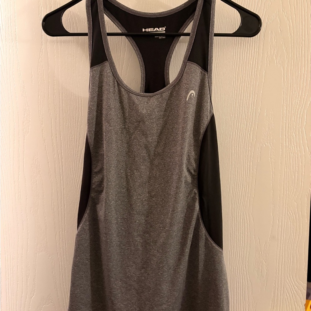 HEAD Women's Charcoal and Black Tank Top